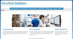 Desktop Screenshot of microtechstelladata.se